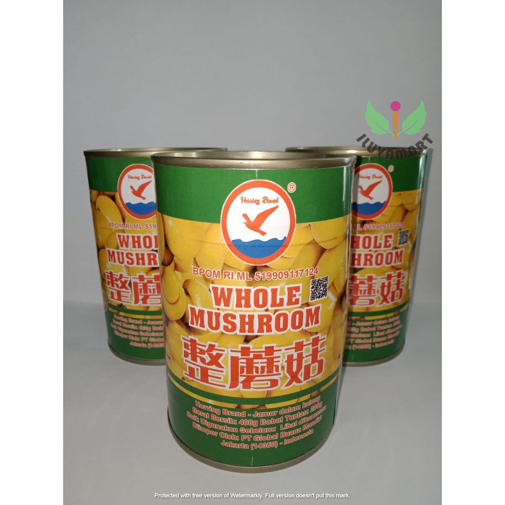 

Herring Brand WHOLE MUSHROOM 400gr Jamur Kancing Dalam Kaleng