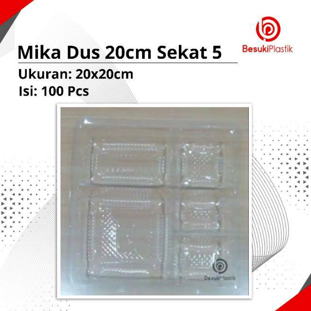 

Mika Dus Nasi 20cm Sekat 5 / Mika Nasi 20cm / Mika Dos Nasi 5 Lubang