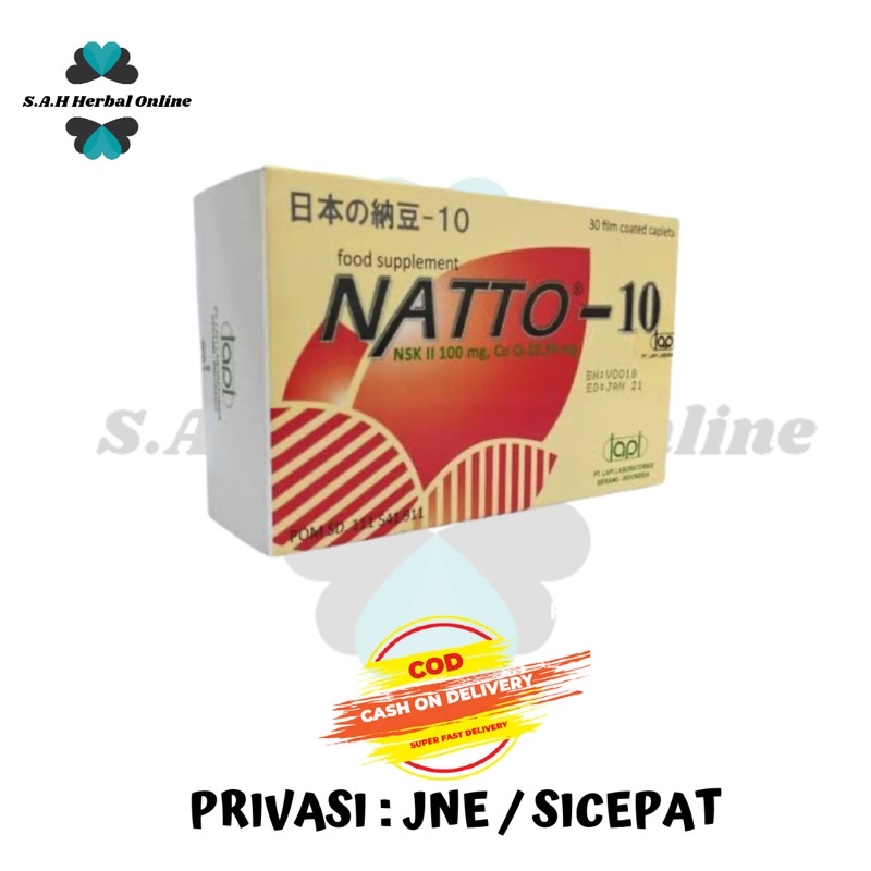 Natto-10 Natto 10 6 Tablet Perstrip