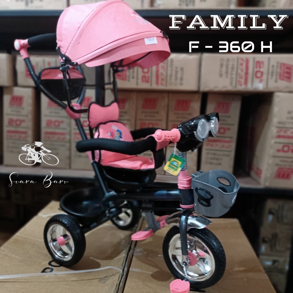 SEPEDA RODA TIGA FAMILY F-360 H