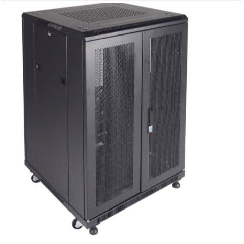 IR6020P - 20U Close Rack Depth 600mm Perforated Door 19&quot; - INDORACK