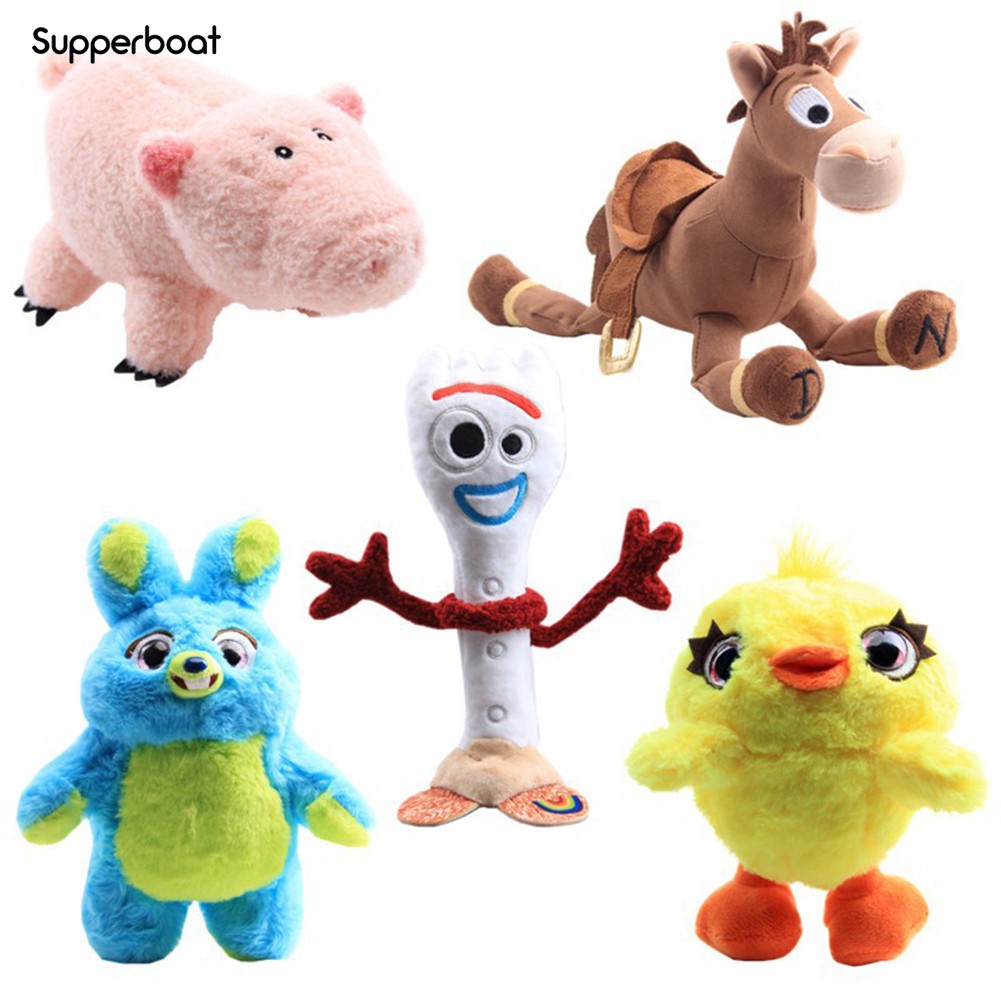 duck and bunny plush