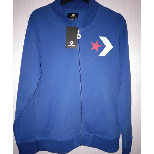 Original 100 % Jaket /Sweater Converse Blue