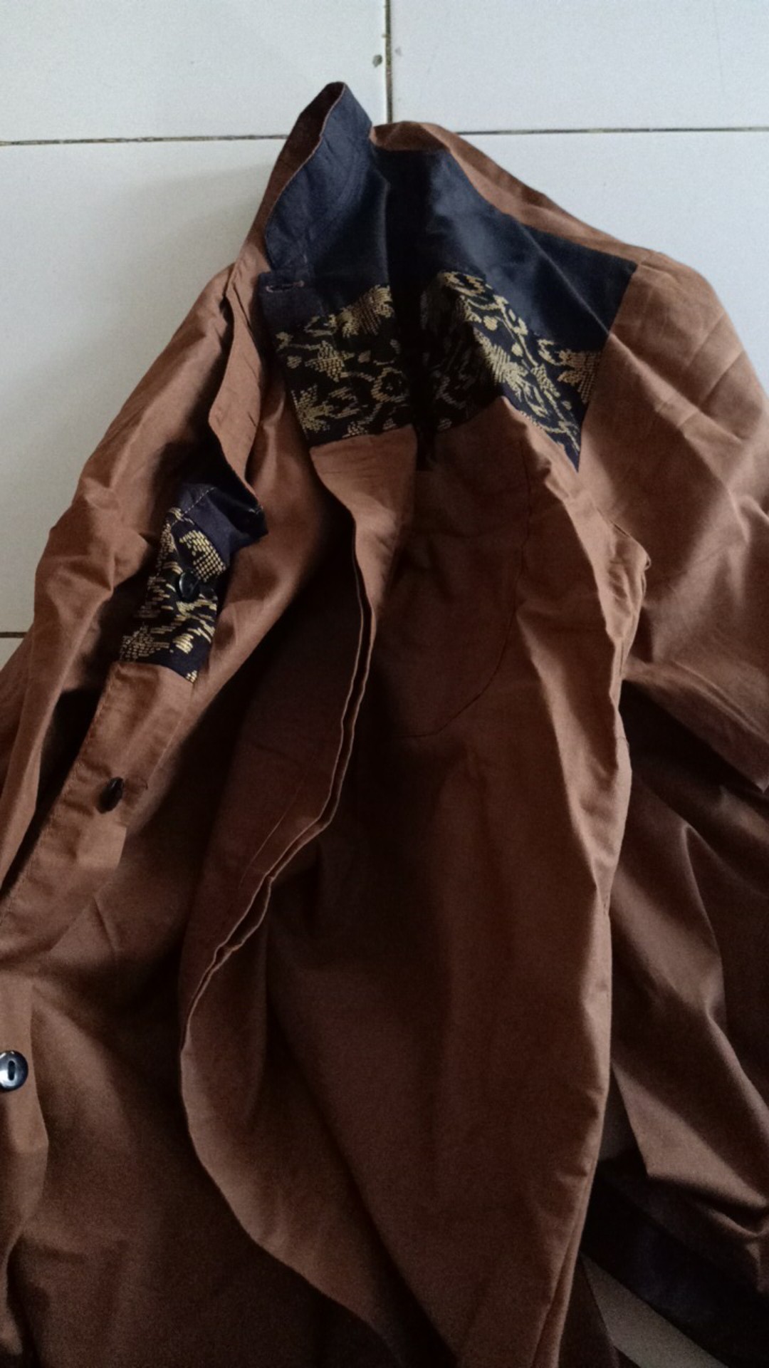 Bswart Batik Hrb026 Kenongo Kemeja Batik Kombinasi Katun Asta+prada