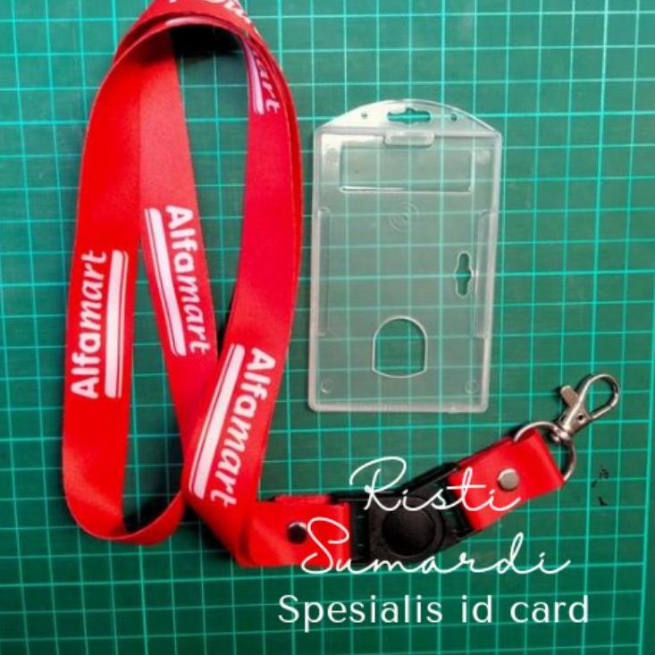 

(FoJ➤) ⭐️ Tali Id Card Alfamart Printing 2 Sisi 2cm Free Chasing/LANYARD CUSTOM //Big promo