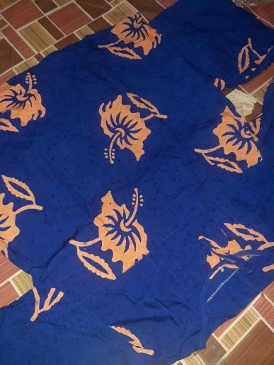 One Set Cap One Set Terbaru Kekinian Promo Rayon  Setelan Batik Motif Bunga Sepatu Terlaris Bisa Cod