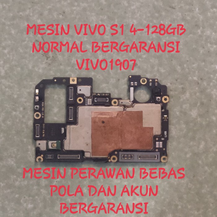 mesin vivo s1 4/128gb normal mesin vivo s1 mesin vivo s1 vivo1907
