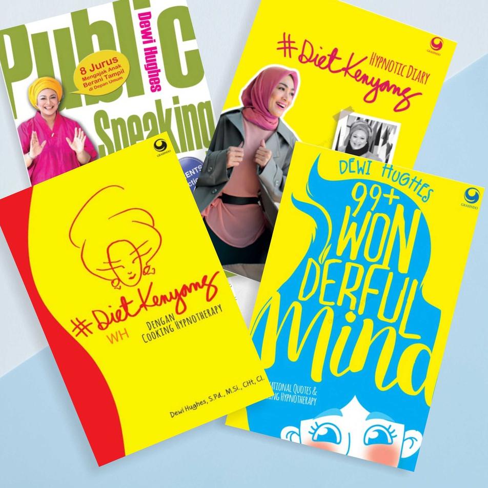 

[Laris] ✡ Buku DEWI HUGHES ; Diet Kenyang, 99+ wonderful mind, public speaking for kids, Hypnotic Di