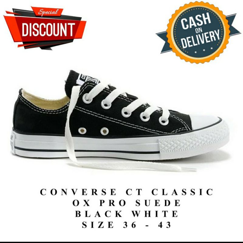 sepatu all star4 classic hitam sepatu sekolah / sepatu casual / sepatu sneakers converser unisex