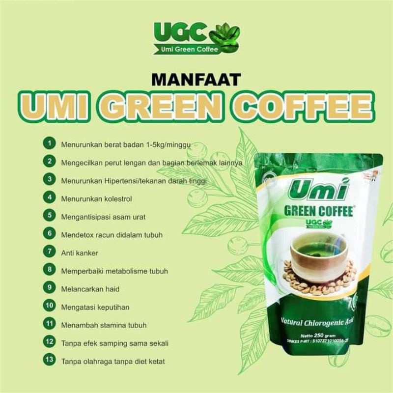 

Umi green coffee