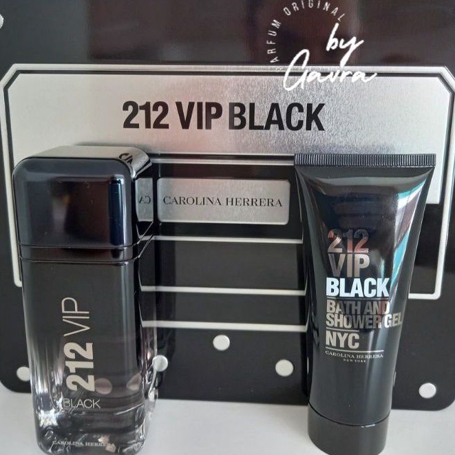 Parfum Original Carolina Herrera 212 VIP Black for men GIFT SET