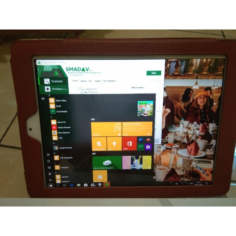 Tablet Tpad Teclast (Tablet Kompuer) Intel Inside Windows 10 (10inc)