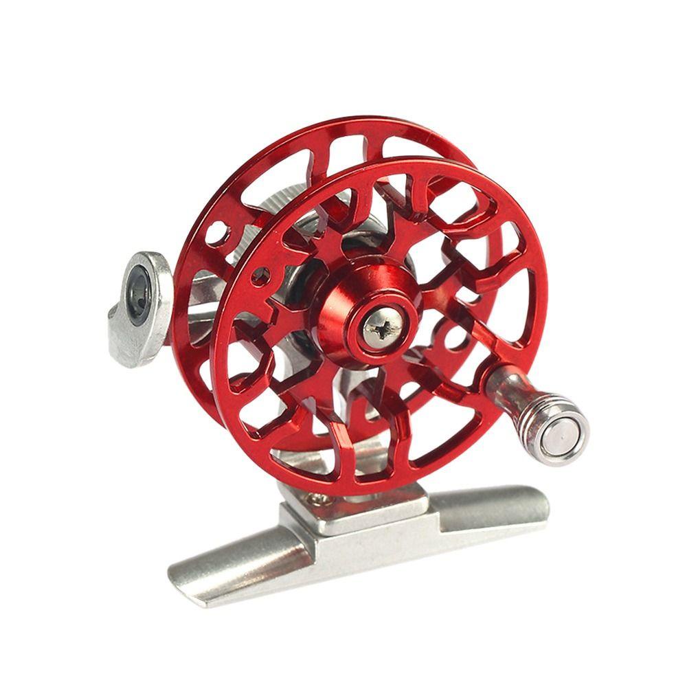 Top Ice Fishing Wheel Hot Aluminium Alloy Pegangan Halus Pengecoran Umpan Logam Gulungan