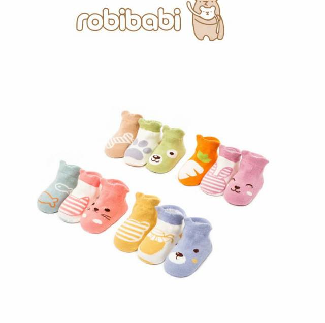 Robibabi Socks Set / Kaos Kaki Bayi