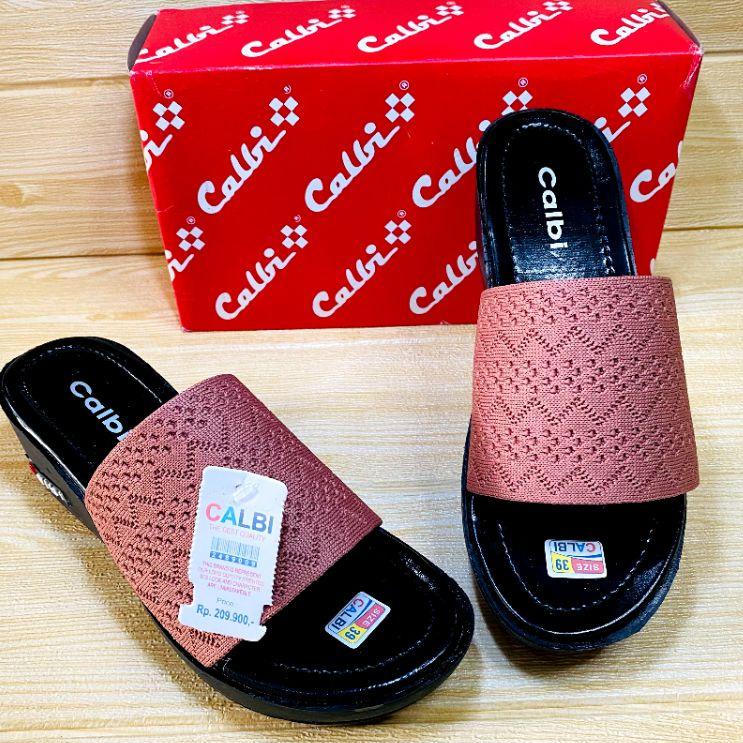Paling Disukai.. SANDAL WEDGES CALBI RAJUT IMPORT