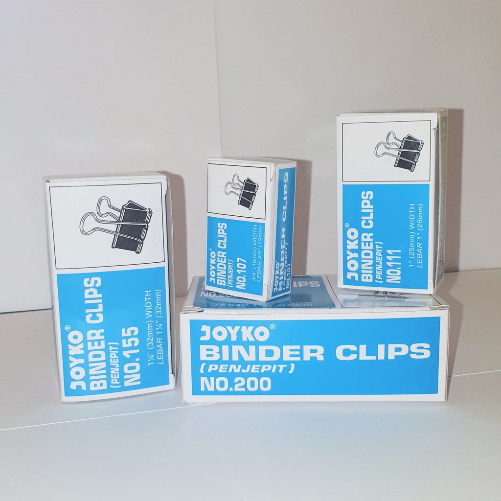 

Binder Klip Joyko No.107,111,155,200