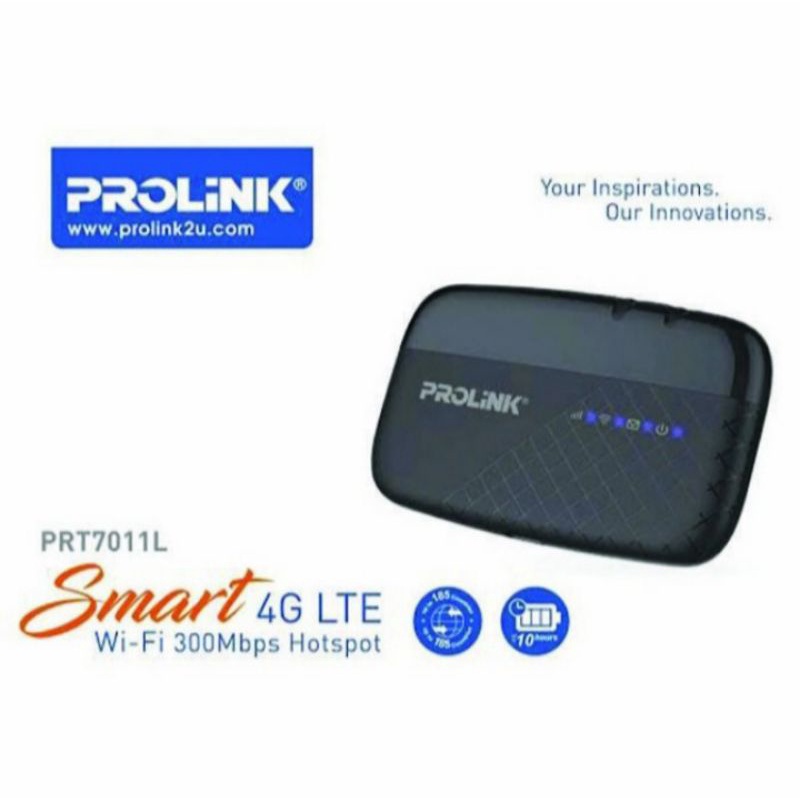 Modem Wifi 4G LTE PROLINK PRT7011L Unlock All Operator Mifi Portable 300 Mbps