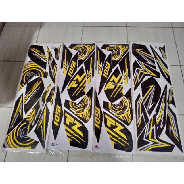 Stiker, striping variasi vixion Nvl model simple FZ 150