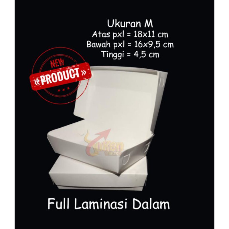 

paperbox putih laminasi dalam