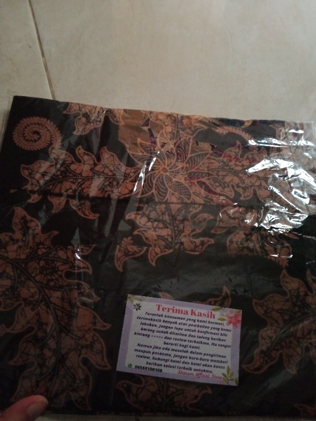 Outer Andin/outer Batik Lace Mewah/batik Kondangan/outer Button Black Series