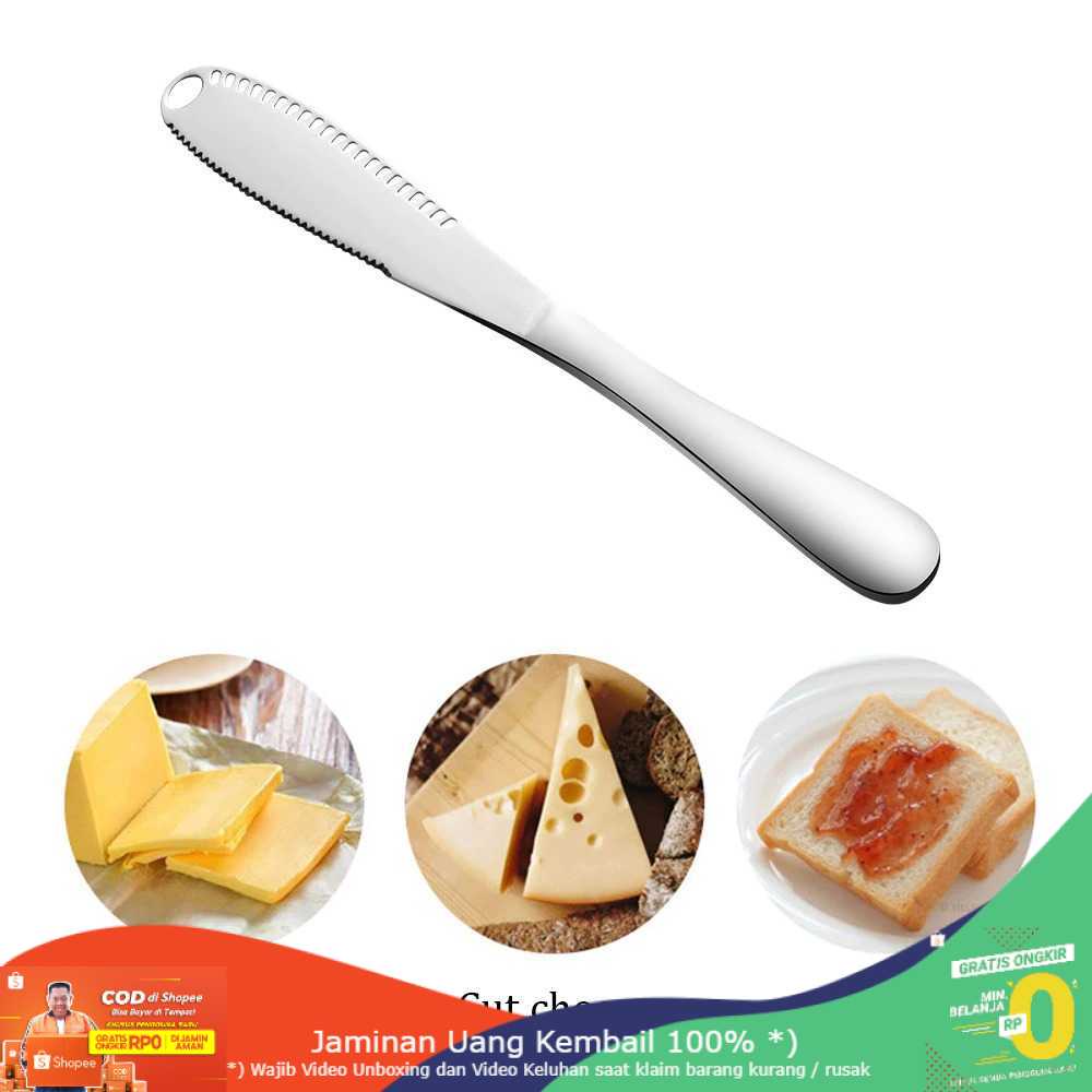 (BISA COD) RVOSTR Meijuner Butter Knife Pisau Oles Mentega Margarin Selai - SS430