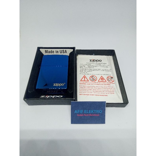 Korek Zippo BLue ice GRADE ORIGINAL