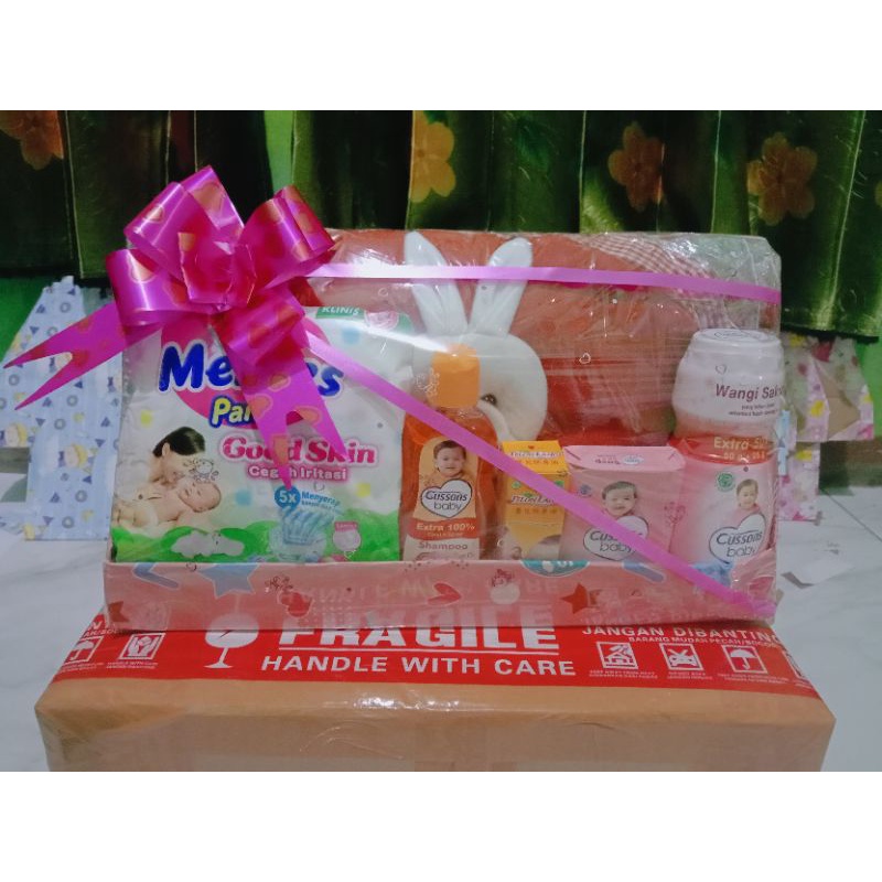 kado bayi baru lahir bayi laki laki perempuan  murah dan lengkap set box gendongan bayi lucu harpers baby gift  box kado jenguk bayi baru lahir kado sambang bayi hadiah lahiran bayi paket hadiah bayi