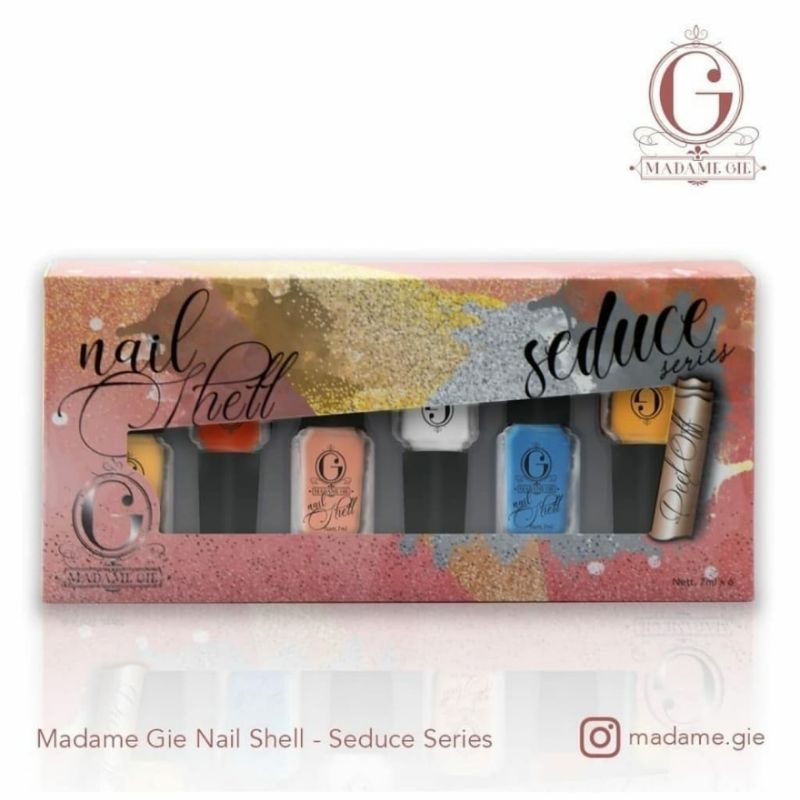 MADAME GIE (Satuan) Nail Shell Peel Off Seduce Series (Satuan) - Cat Kuku / Kutek / Pewarna Kuku