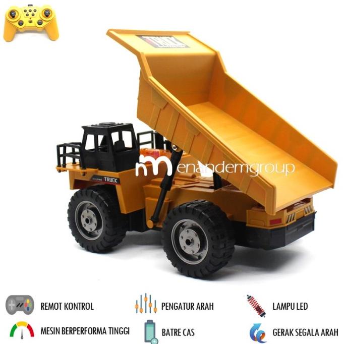 Mobil Remot Kontrol RC Dump Truck Power Neo Truk Pengangkut Pasir