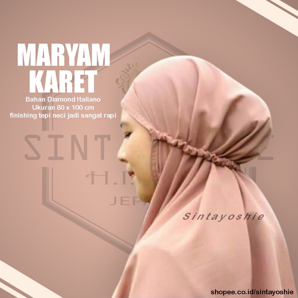 ((READY)) BERGO MARYAM TALI KARET KERUT BERGO MARYAM BERGO JUMBO