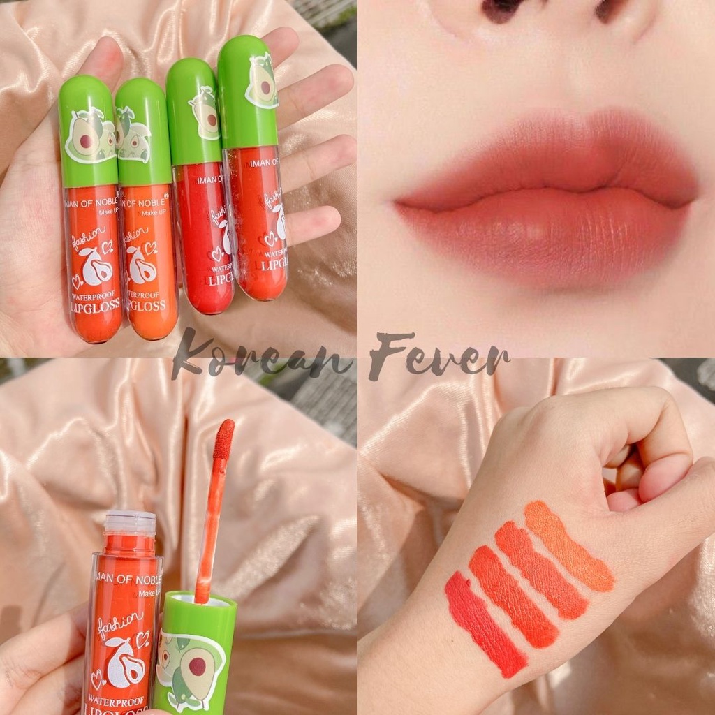 [ Per Pcs ] Iman of Noble - AVOCADO MATTE STICKER Lipgloss Matte 6177-3