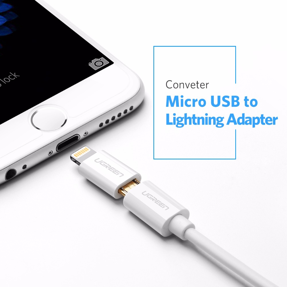 Micro USB Female To Type C / iPhone Male Adapter,Cable Converter For Samsung Huawei xiaomi