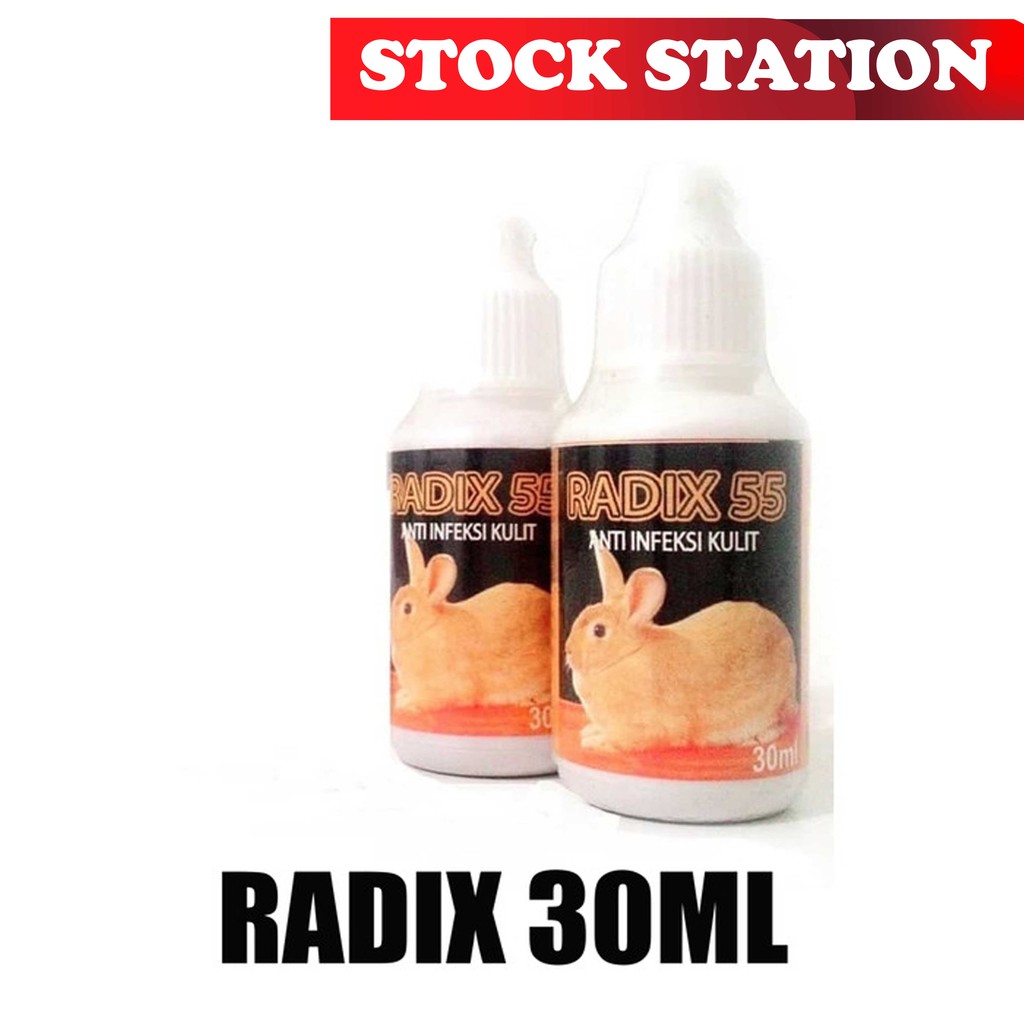 Radix 55 - Obat Infeksi Kulit Scabies Eksim Kudis Kelinci Aman