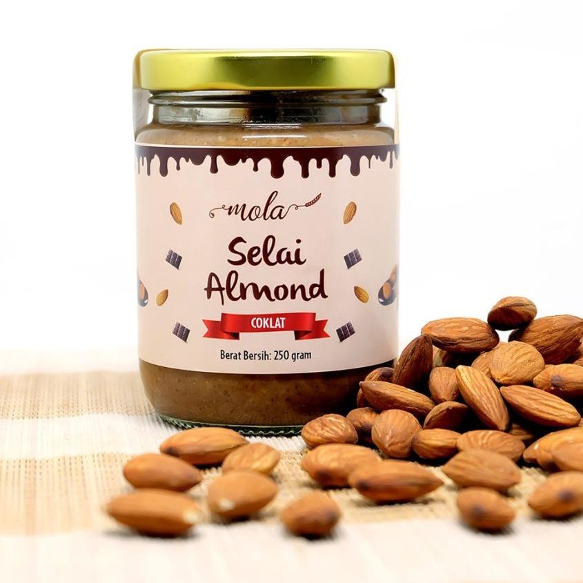 

Promosi Spesial--Mola Almond Butter / Selai Almond / Selai Kacang Almond 100% Natural