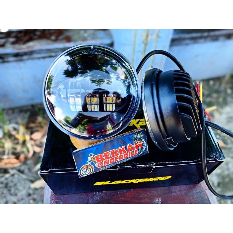 Lampu Daymaker c70 2in1 4,5inc dua warna ori Blackbird