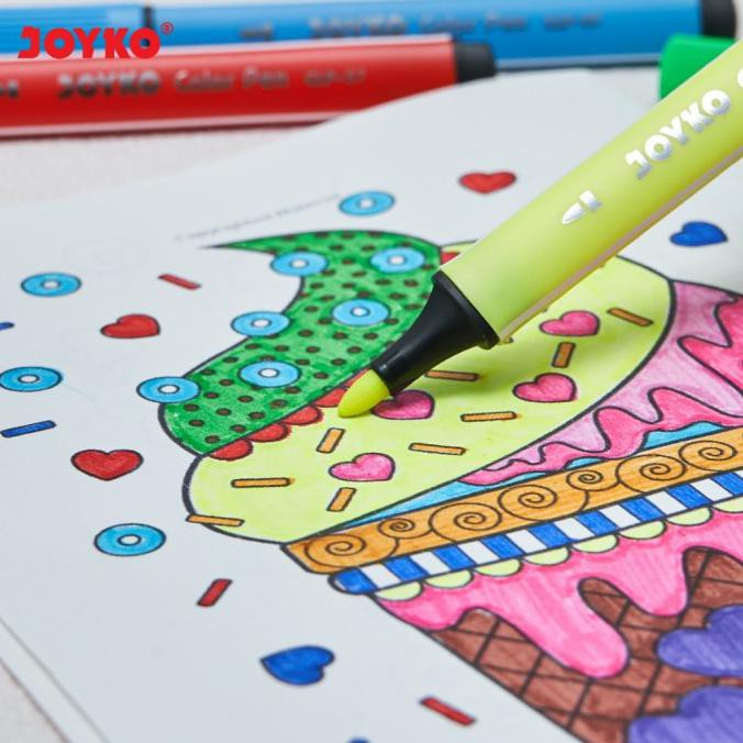 

(PERALATAN MENGGAMBAR) SPIDOL JOYKO 48WARNA CLP57-48/COLOR PEN WARNA/SPIDOL 48 WARNA WARNI SALE
