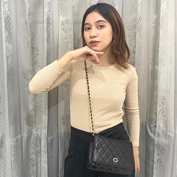 Tas Selempang Kulit Wanita Import Ziva Bag