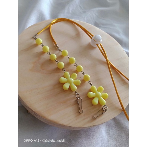 COD strapmasker hijab tali serut matahari mutiara kalung pengait cantolan masker murah banyuwangi