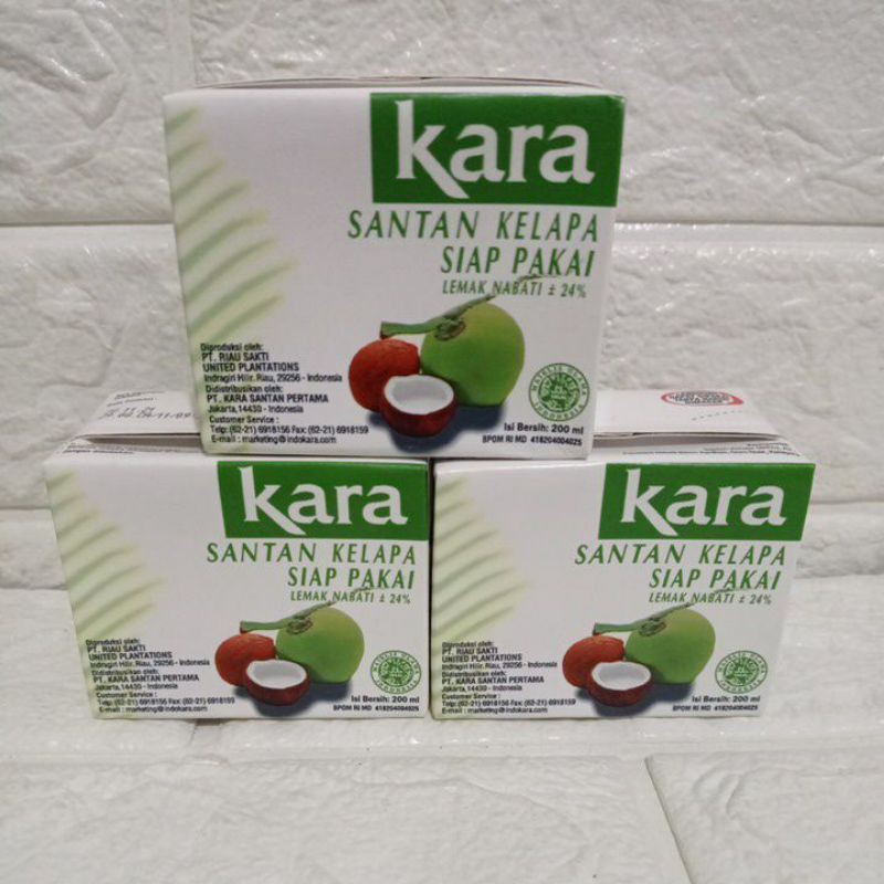 

Kara/santan kelapa siap pakai 200ml