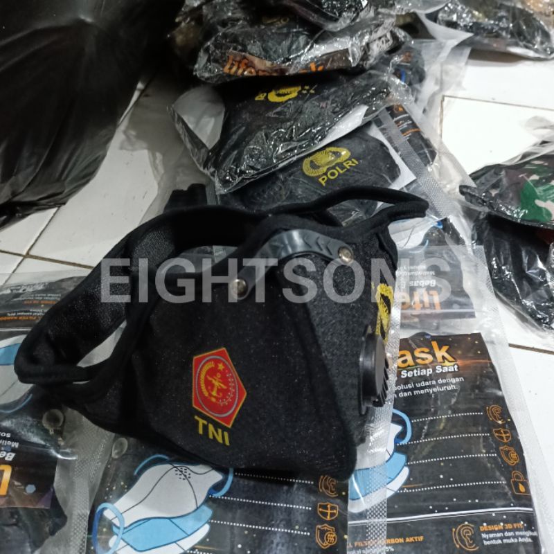 Masker Sport N95 TNI POLRI PREMIUM Terbaru Delta Lifemask N95 Ventilator Sinergi TNI POLRI