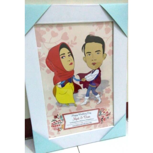 

Karikatur Couple / Wedding / Kado Pernikahan