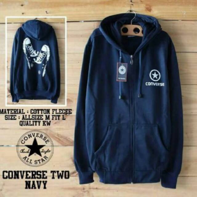 Jaket Sweater Pria Converse