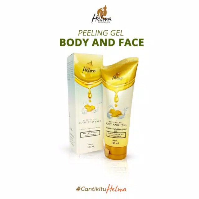 Body & Face Peeling Gel Segel Helwa Beautycare