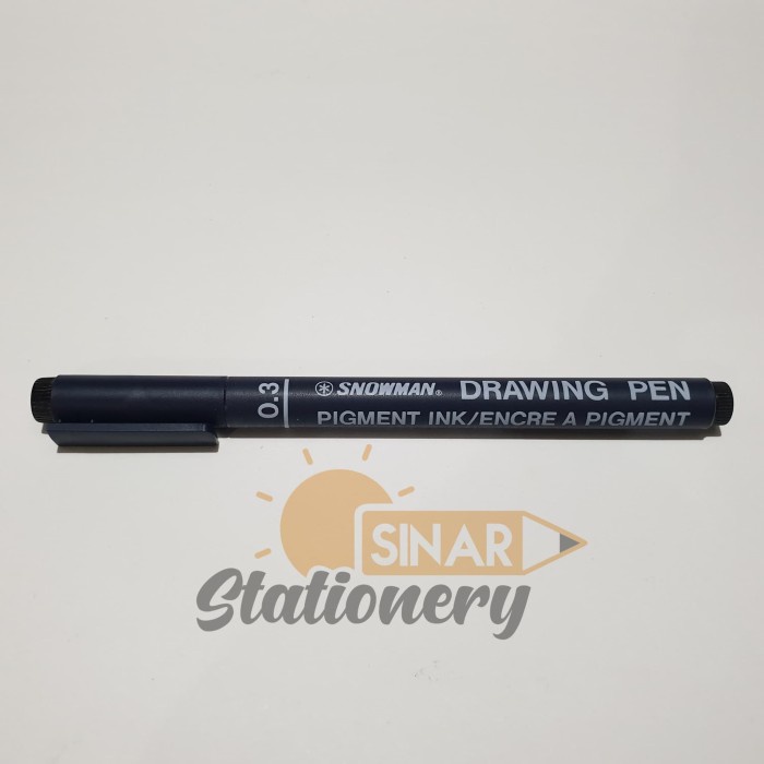 

Pendrawing- Drawing Pen Snowman 700 Hitam 0.3 -Drawing-Pen.