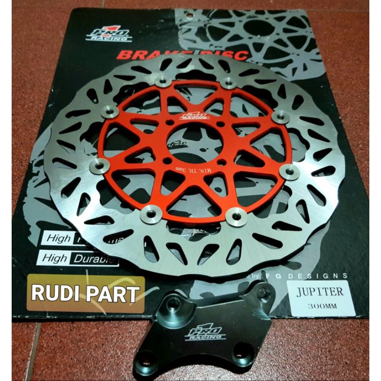 DISC DISK CAKRAM PIRINGAN PRO1 RACING YAMAHA FIZR Fizr JUPITER UKUR 300MM