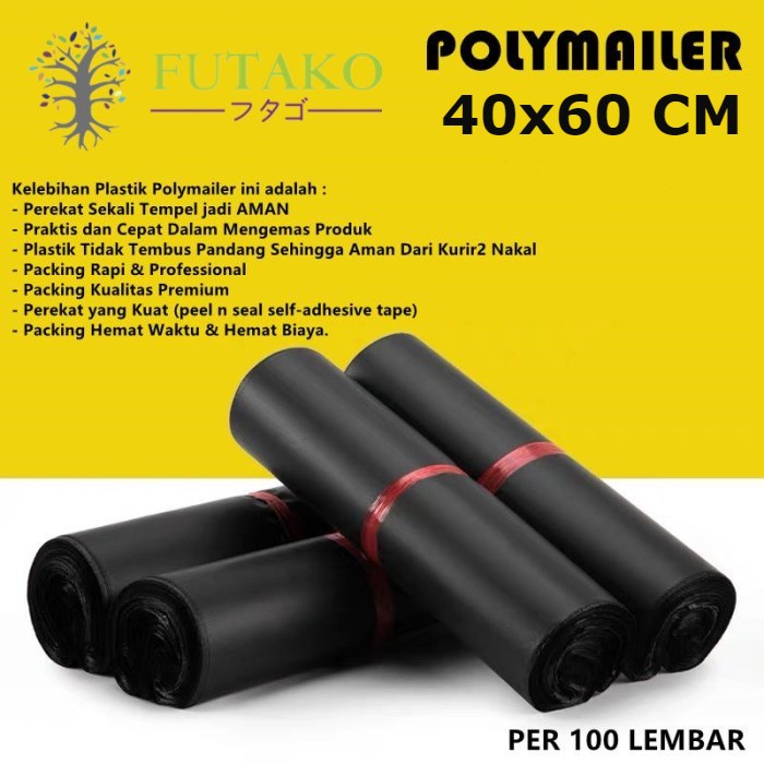 FUTAKO PLASTIK POLYMAILER 40x60 Kantong Packing Tebal Premium Online Shop