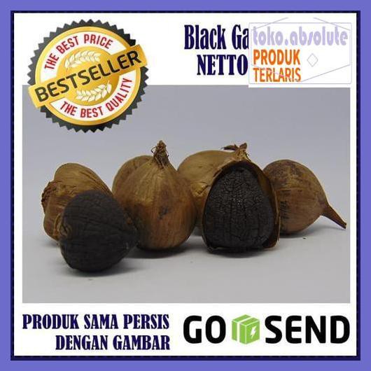 

6E64S6- Black Garlic Tunggal 250 Gram - Bawang Putih Hitam Tunggal/Lanang 76Rdy-