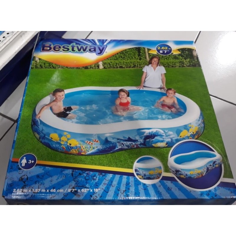 Kolam Renang Bestway 54118/swimming pool/kolam karet/kids pool/bestway play pool