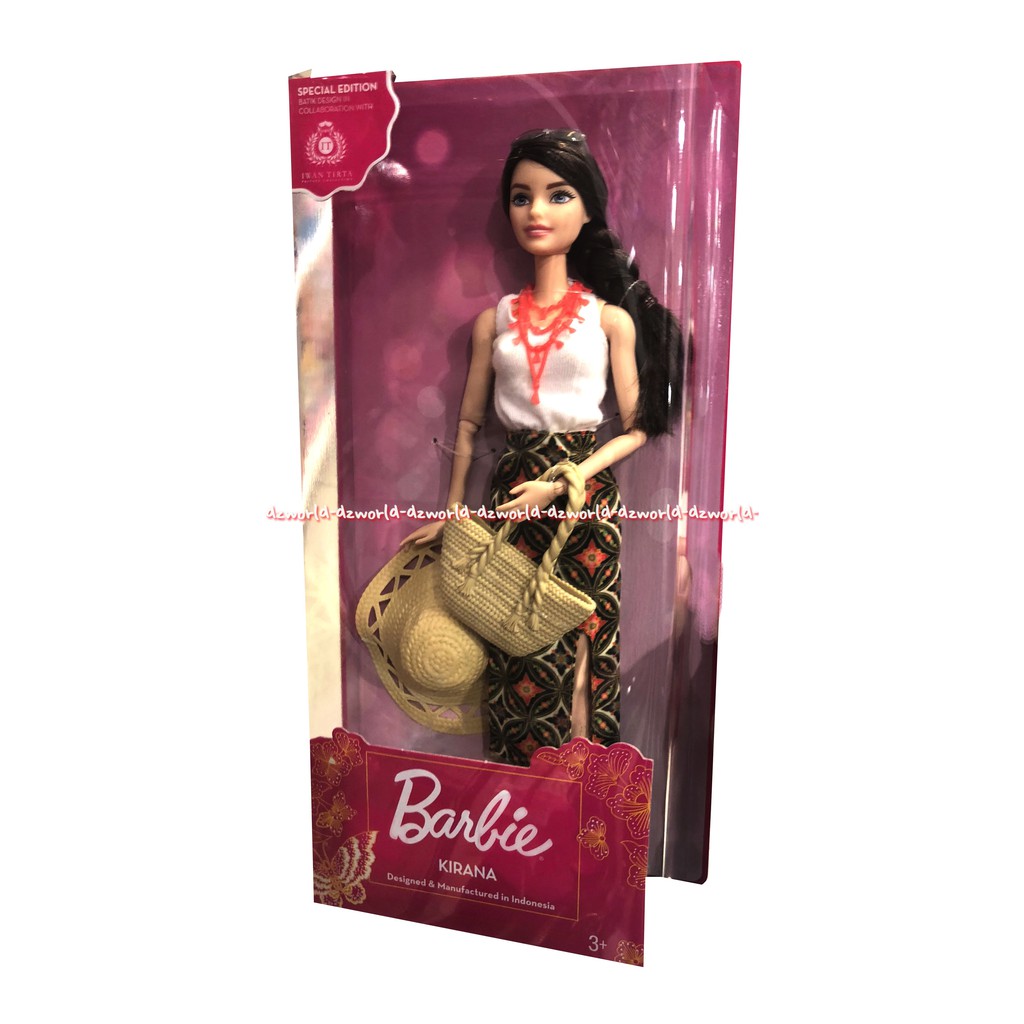 Barbie Kirana Batik Dress Boneka Berbie Baju Batik Designer Indonesia