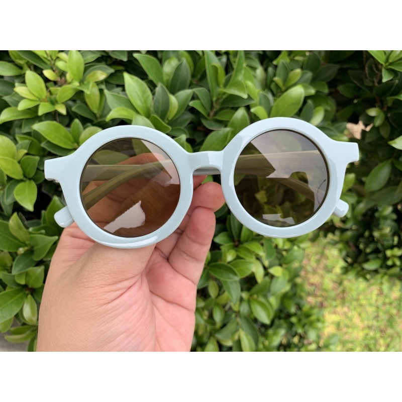sunnies uv doff glasses | sunnies bear | kacamata anak-Glosy - dusty blue